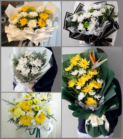 江西上饶鄱阳县响水滩乡白事花束代送